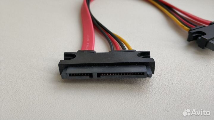 Новый Кабель-удлинитель SATA 7+15pin, 30см