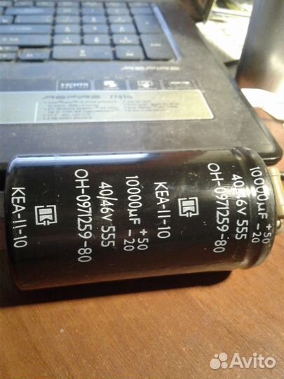 Конденсатор большой ёмкости кеа-11-10, 10000 мкф