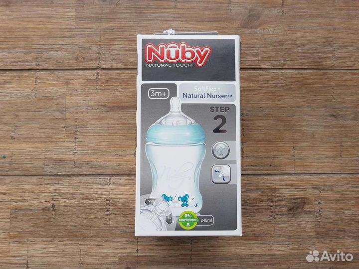 Бутылочка для кормления Nuby Natural Nurser 1 шт