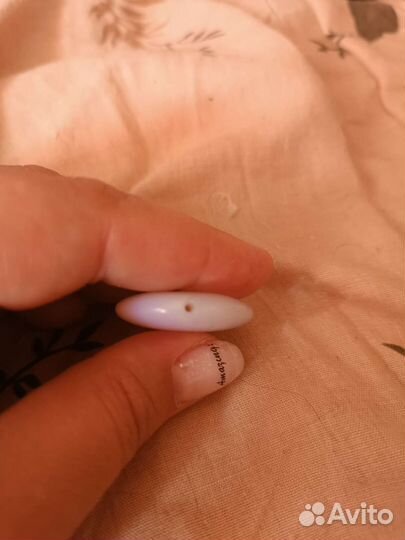 Кабашон розовый кварц