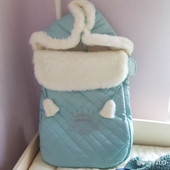 Конверт на выписку зимний для мальчика