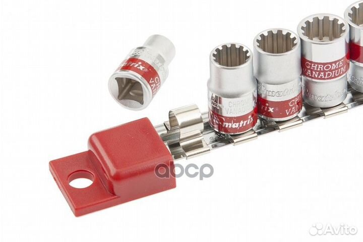 13593 набор торцевых головок 3/8'', SpLine, 8