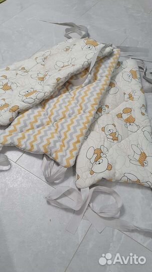 Бортики подушки в детскую кроватку