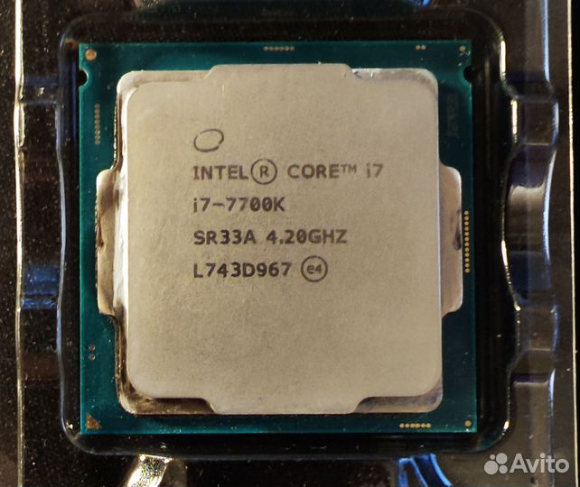 Процессор Intel core i7 7700k