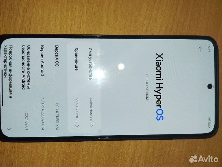 Xiaomi Redmi Note 11S, 6/128 ГБ