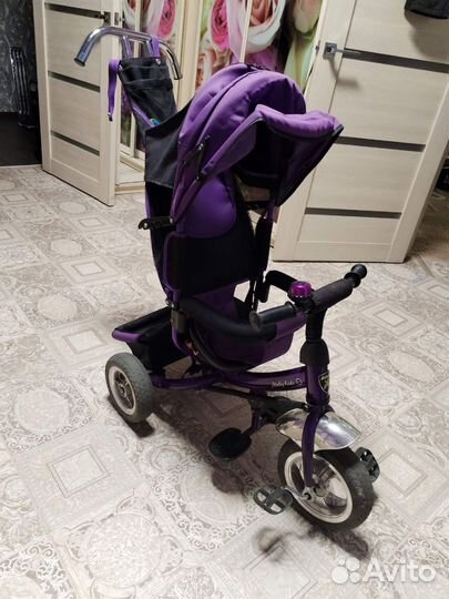 Детский велосипед с родительской ручкой бу