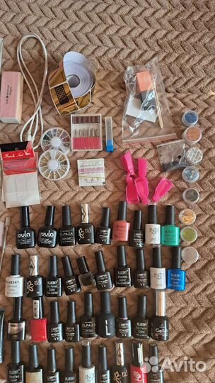 Маникюрный набор с лампой