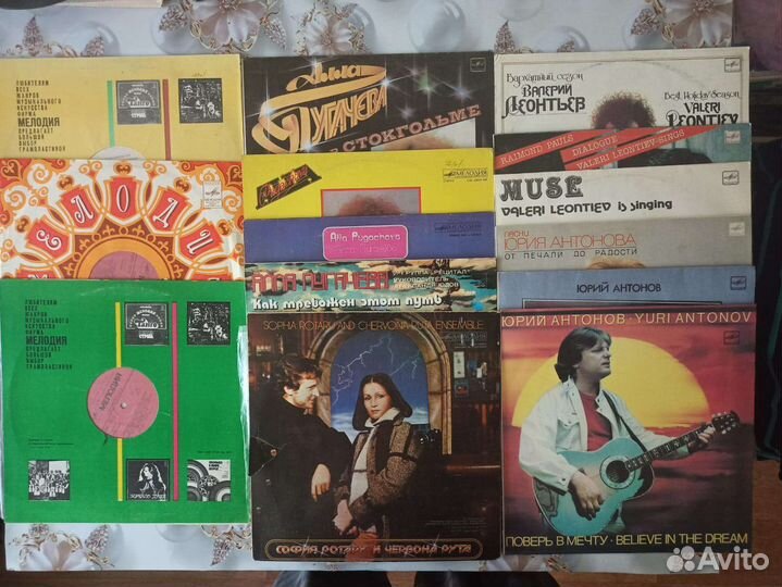 Виниловые пластинки СССР