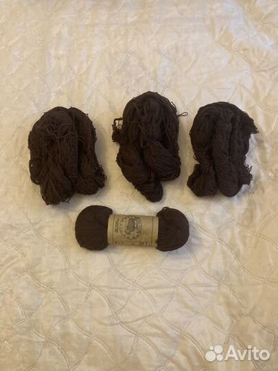 Пряжа чистошерстяная шерсть для вязания СССР