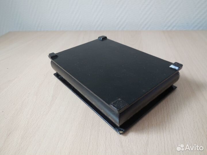 Шкатулка лак, папье-маше. Морской пейзаж. Винтаж