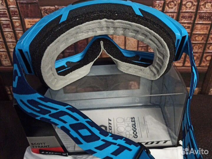 Очки Scott Tyrant blue clear works
