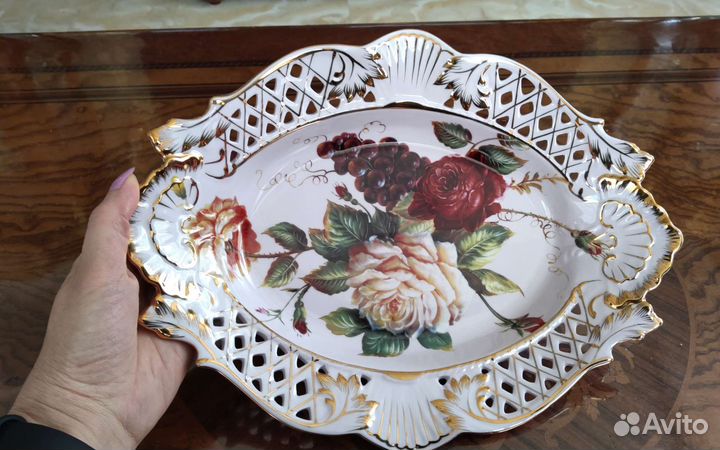 Розовый фарфор limoges