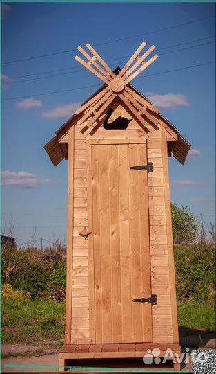 Дачный туалет с установкой