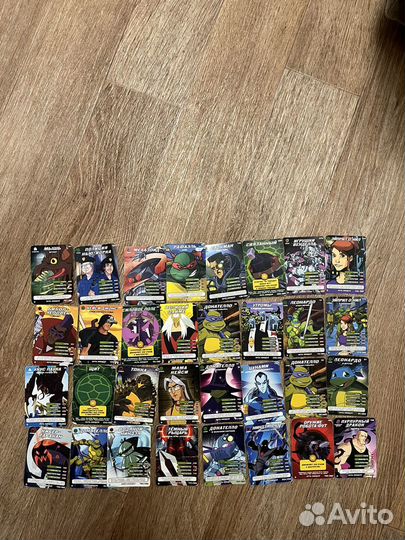 Карточки черепашки ниндзя