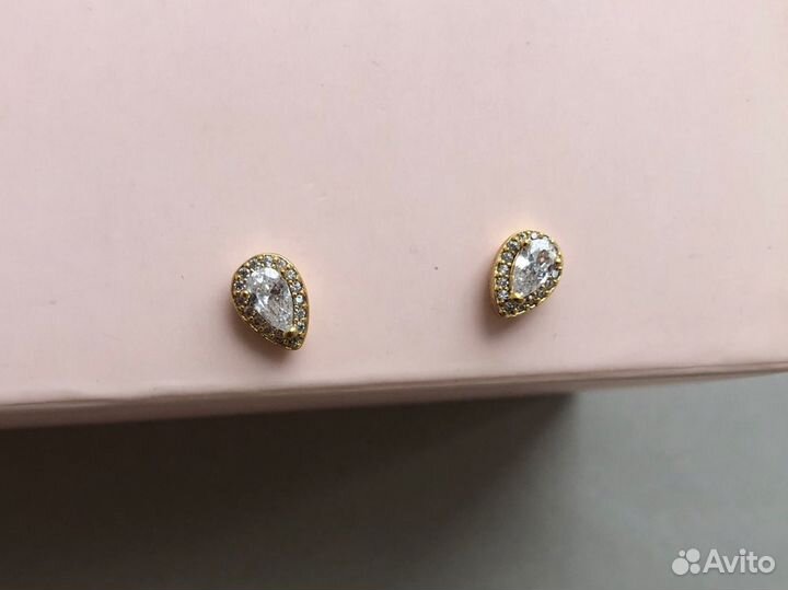 Серьги пандора 266252CZ Сверкающие капли