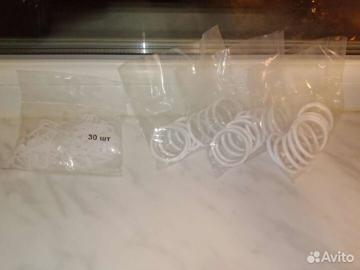 Кольца для штор металлические