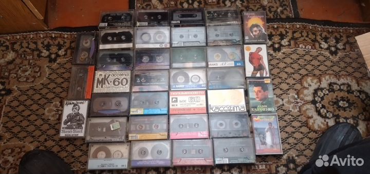 Аудиокассеты 60штук