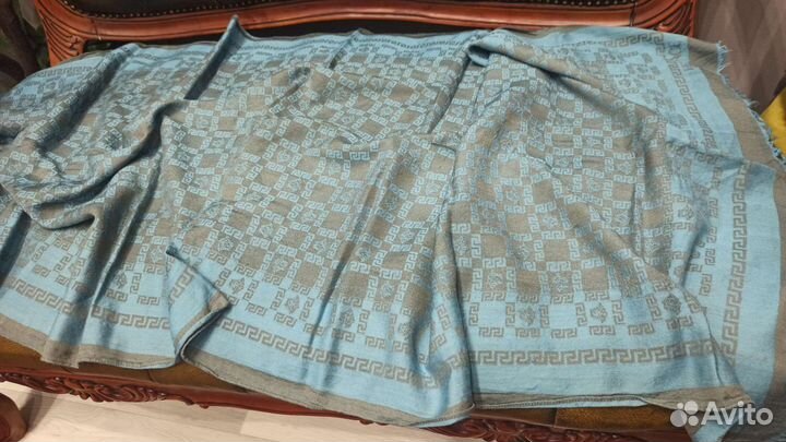 Палантин теплый versace шерсть италия