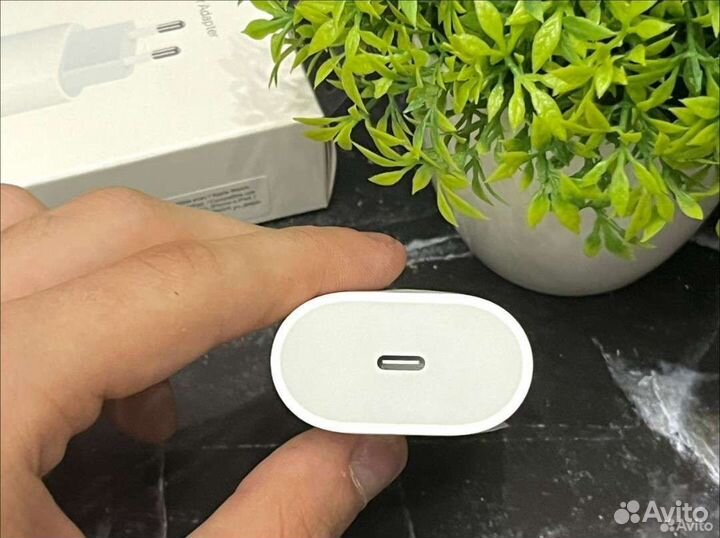 Оригинальная зарядка для iPhone блок+кабель 20w