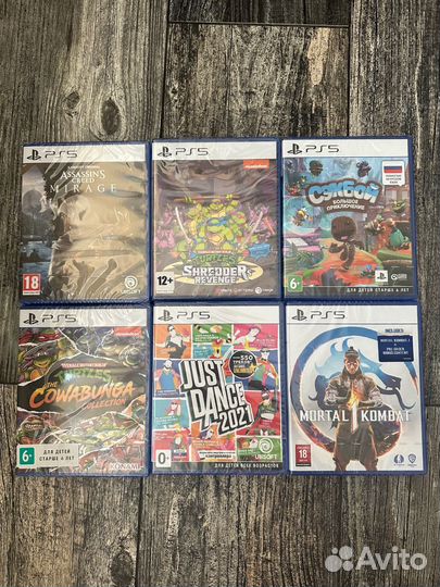 Новые диски на PS5 PlayStation 5