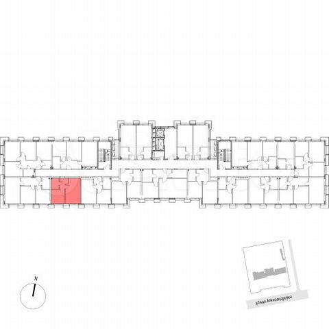 1-к. апартаменты, 33,3 м², 5/7 эт.