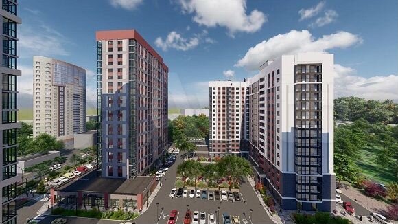 2-к. квартира, 67,4 м², 14/21 эт.