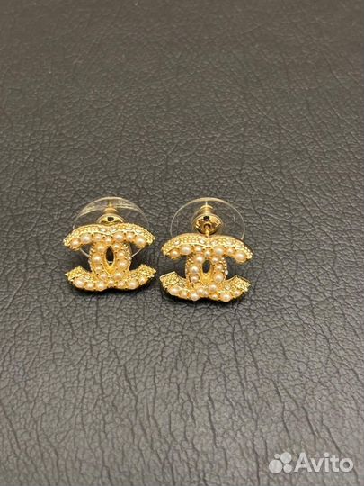Серьги chanel
