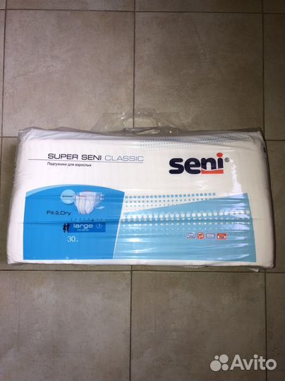 Памперсы Seni для взрослых размер large(3)