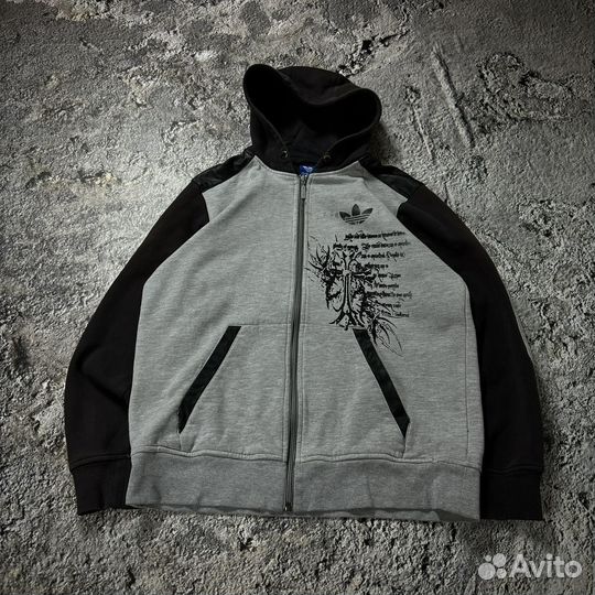 Adidas Cross Зип-Худи (Affliction, Gothic type)