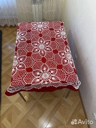 Вязанная Скатерть крючком. Ажурная скатерть