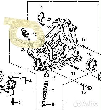 Датчик давления масла honda 37260-RNA-A01 ADH26609