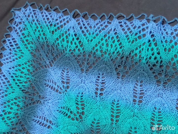 Шаль из шерсти/акрила 