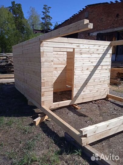 Срубы бань строганные с комплектацией