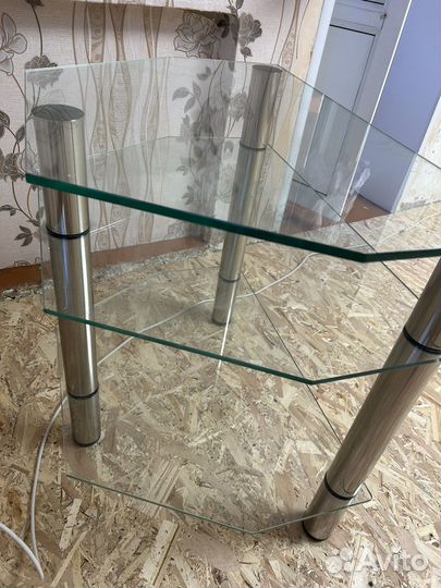 Стеклянная тумба
