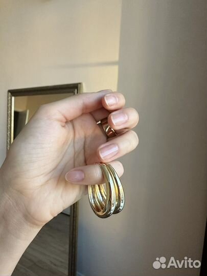 Серьги кольца