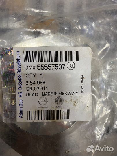 Прокладка приёмной трубы opel