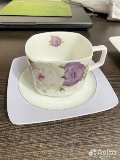 Новый Набор посуды обеденный сервиз