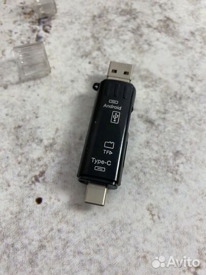 Кардридер картридер USB-A 3.0 Type-C Micro SD OTG