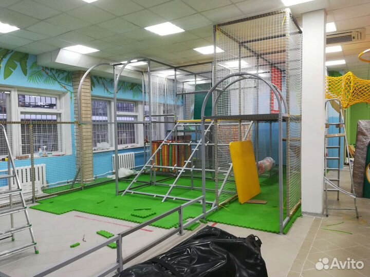 Монтаж детских игровых комплексов