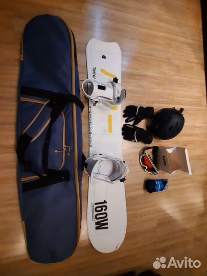Сноубордический сет из фрирайдного сноуборда