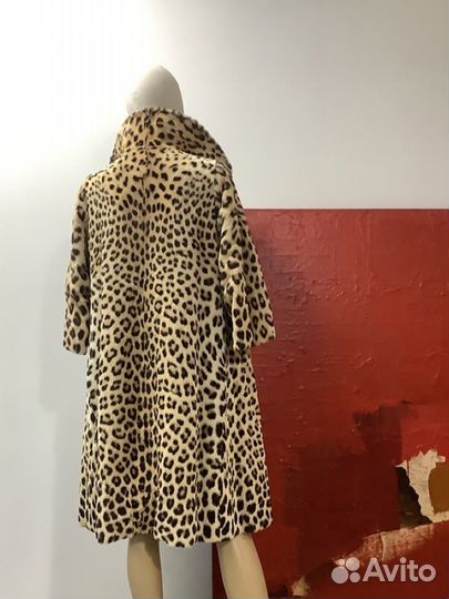 Уникальная шуба из натурального леопарда винтаж