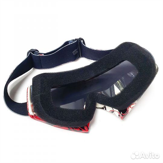 Очки для мотокросса vemar MJ16 (черно-красный)