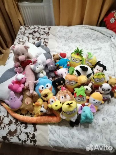 Angry Birds и другие мягкие игрушки