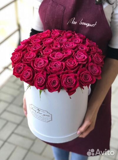 Розы. Букет из 101 розы, 51 розы, 25 роз