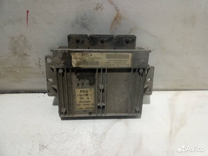 Блок управления двигателем Peugeot 206 2000 sagem