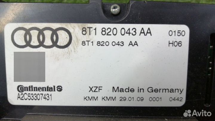 Блок управления климат-контролем Audi A4