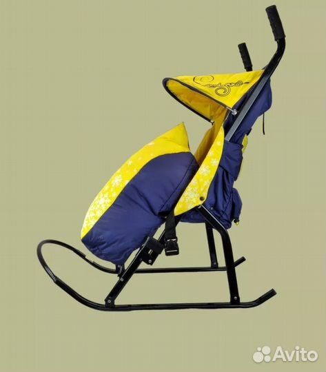 Детские санки коляска