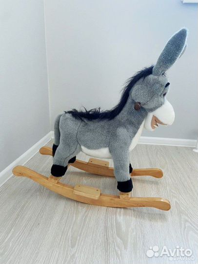 Детская качалка ослик
