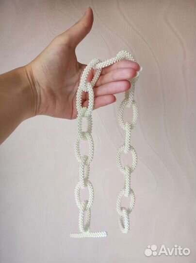 Колье из бисера