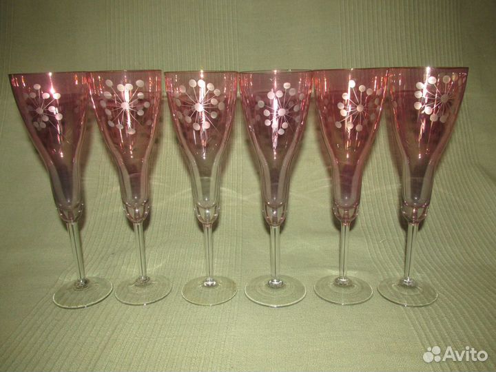 Фужеры Одуванчик.Завод кдо1. Коллекционные